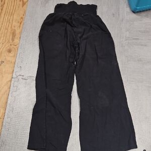 Black Wide-Leg Pants